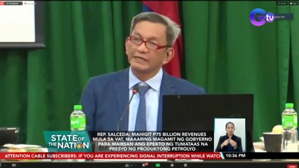 Pagdeklara ng State of Economic Emergency, iminumungkahi ni Rep. Salceda | SONA