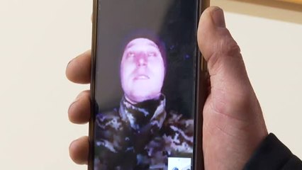 Víctor habla desde el frente con su familia en Gerona: "Esto es inhumano"