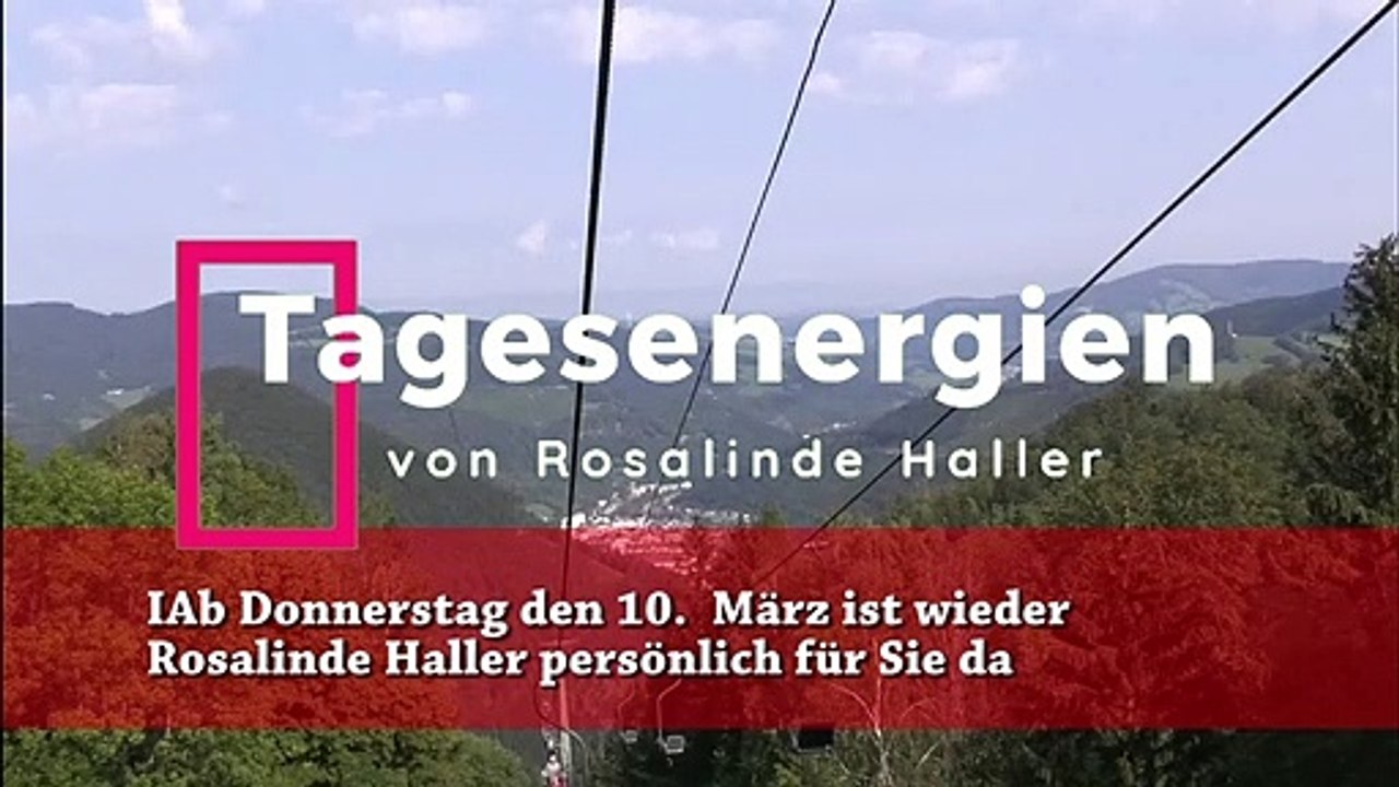 Tagesenergien 08.03.2022 von Rosalinde Haller