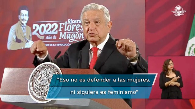 Manifestantes del 8M se están preparando con marros, sopletes y bombas molotov, asegura AMLO
