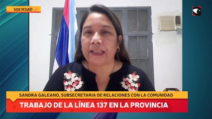 Trabajo de la línea 137 en la provincia
