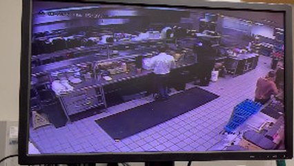 Coffees Sent Flying by Surprise Karate Chop