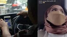 Melampau! Wanita ketakutan, terpaksa tadah telinga dengar bebelan pemandu Grab antivaks, siap salahk