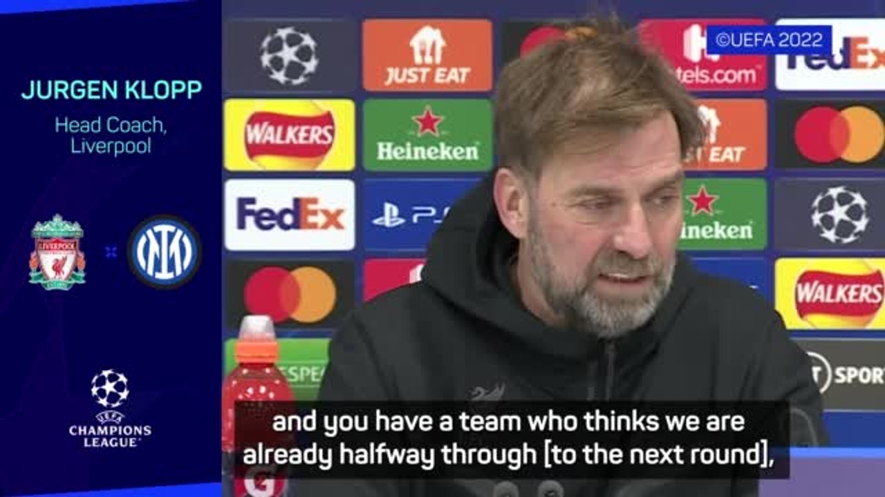 Klopp and Fabinho warn of complacency ahead of Inter clash