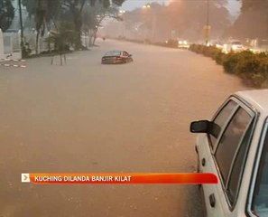 Kuching dilanda banjir kilat