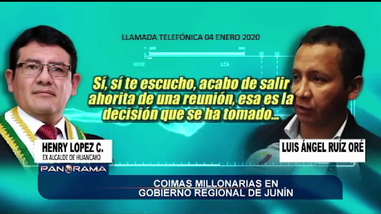 ¡Exclusivo! Coimas millonarias en el Gobierno Regional de Junín
