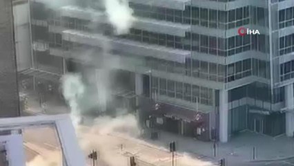 Son dakika haberi: Londra'da çok katlı binada korkutan yangın