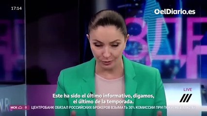 La cadena rusa TV Dozhd cierra sus emisiones con un "No pasarán" y "No a la guerra"