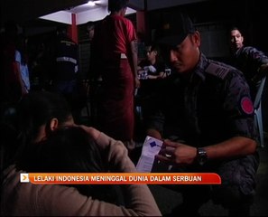 Lelaki Indonesia meninggal dunia dalam serbuan