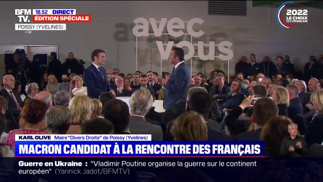 Emmanuel Macron: Je serai président autant que je le dois, mais je serai candidat à chaque fois que je le peux
