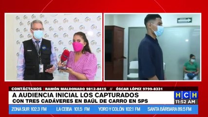 En audiencia inicial dos presuntos responsables de triple crimen en SPS