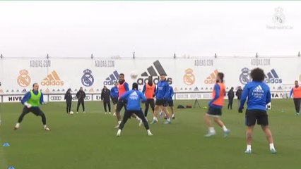 El Real Madrid sigue preparando el partido contra el PSG