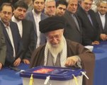 Iran's leaders vote in crucial elections