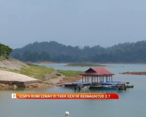Gempa bumi lemah di Tasik Kenyir bermagnitud 2.7