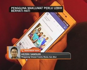 Pengguna maklumat perlu lebih berhati-hati