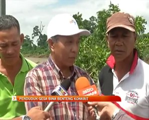 Penduduk Kampung Rantau Panjang gesa bina benteng konkrit