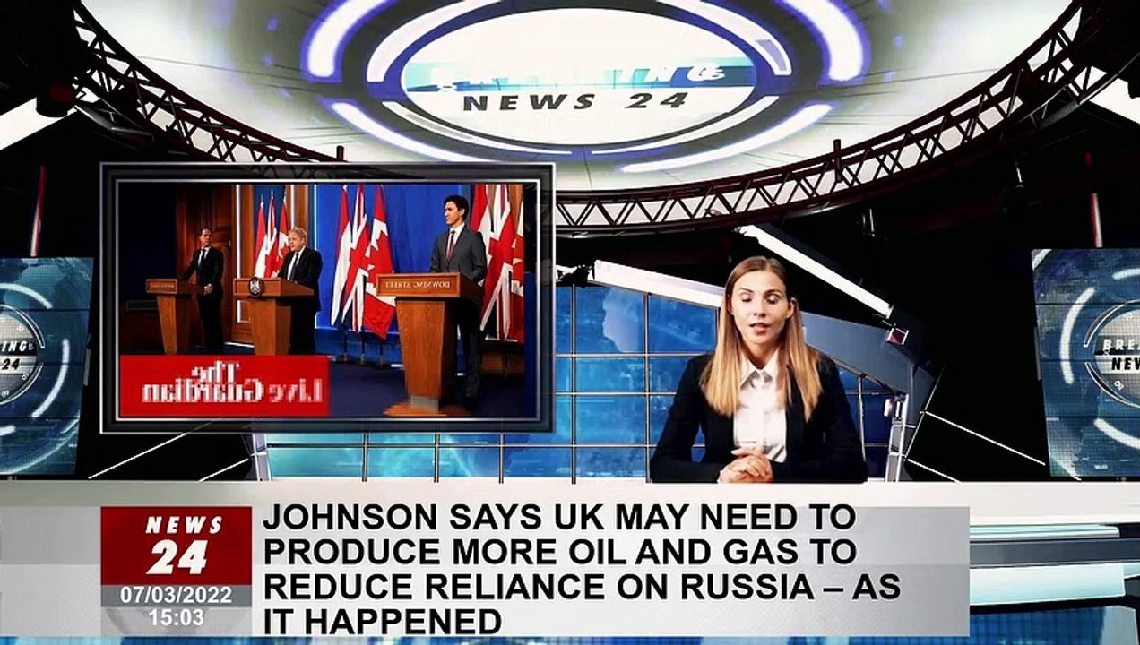 Johnson says UK may need to produce more oil and gas to reduce reliance on Russia – as it happened