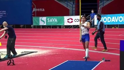 Así fue el espectacular salto de Duplantis para batir el récord del mundo