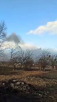 According to preliminary data, the video shows a Russian vacuum bomb dropped on Ukraine / По предварительным данным, на видео - российская вакуумная бомба, сброшенная на Украину.