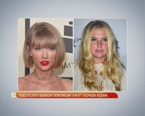 AS$250,000 sebagai sokongan Taylor Swift kepada Kesha