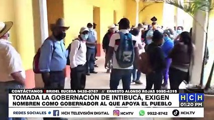 Tomada la Gobernación de Intibucá exigiendo se nombre como gobernador al "respaldado por el pueblo"