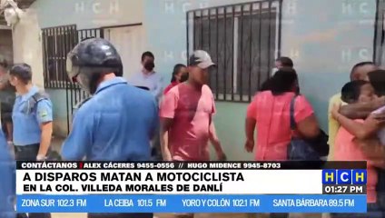 ¡Terrible! Interceptan y acribillan a motociclista en Danlí
