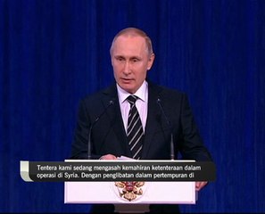Vladimir Putin dakwa serangan udara hanya sasar kedudukan DAISH