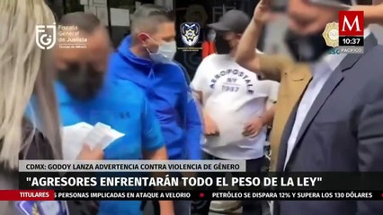 Fiscal de CdMx asegura que agresores de mujeres enfrentarán todo el peso de la ley