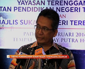Tabung pembangunan sukan negeri Terengganu dilancar