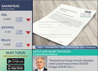 1MDB: Tuduhan WSJ tidak berasas dan penipuan