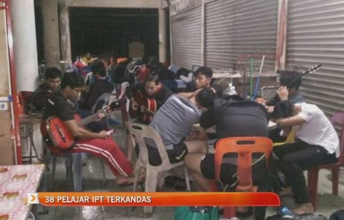 38 pelajar IPT terkandas