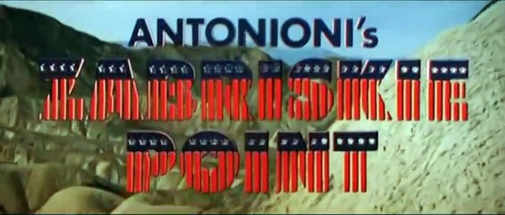 Zabriskie Point Trailer Original