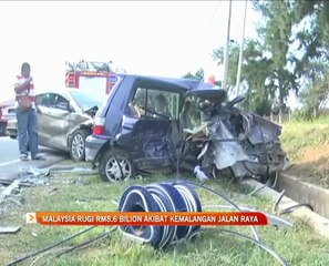 Malaysia rugi RM8.6 bilion akibat kemalangan jalan raya