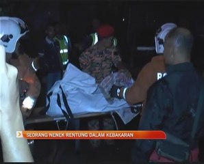 Seorang nenek rentung dalam kebakaran