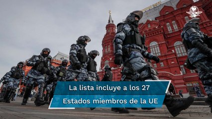 Rusia crea lista de países “hostiles” y anuncia sanciones en su contra