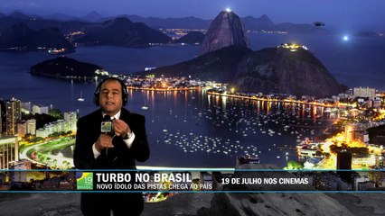 O humorista Beto Hora apresenta Turbo no melhor estilo &#039;Galvão Bueno"