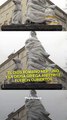Cubren estatuas de Ucrania