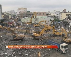 Operasi mencari mangsa gempa ditamatkan