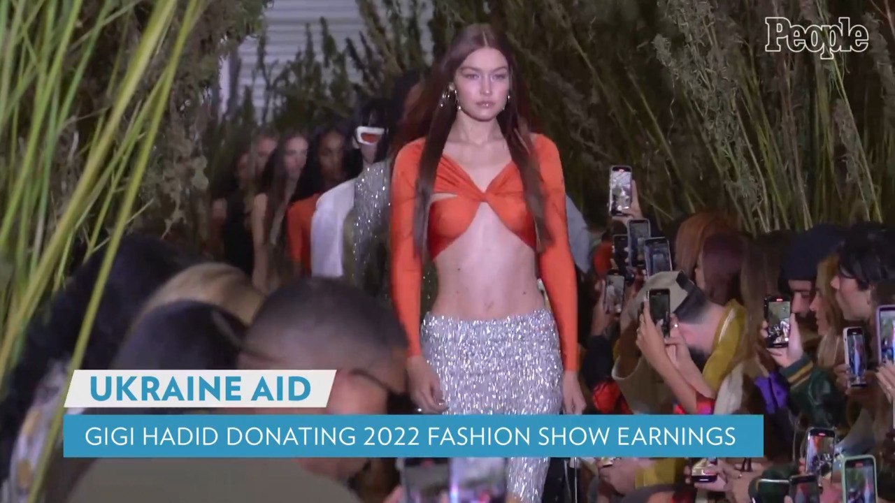 Gigi Hadid Says She's Donating Her 2022 Fashion Show Earnings to Ukraine Aid amid Russian Invasion