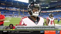 [BREAKING] Adam Schefter reacts to Calvin Ridley suspended indefinitely for betting on NFL games