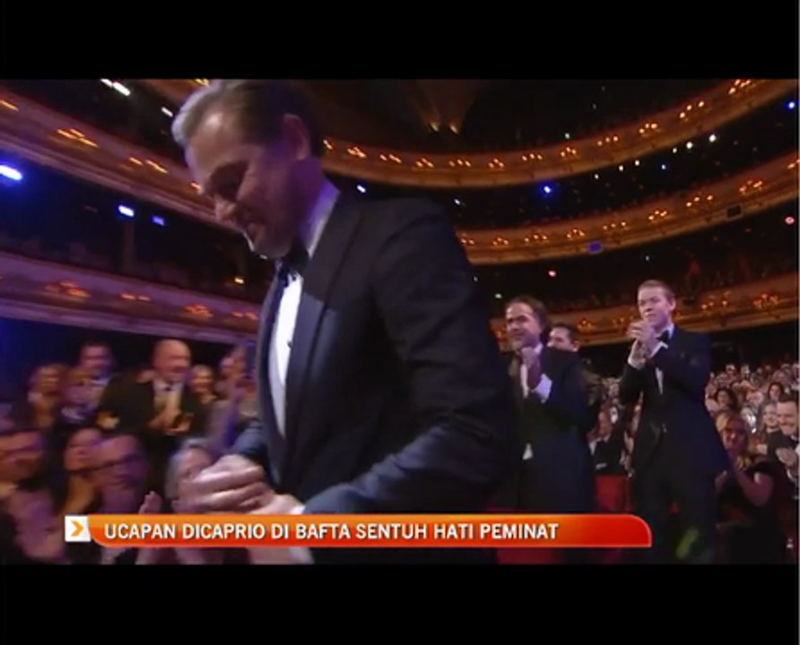 Ucapan Leonardo Dicaprio di BAFTA sentuh hati peminat