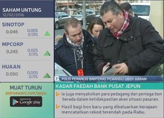 Polis Perancis banteras pemandu Ubar haram