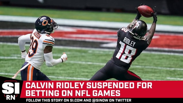 Falcons WR Calvin Ridley Suspended Indefinitely for Betting on NFL Games