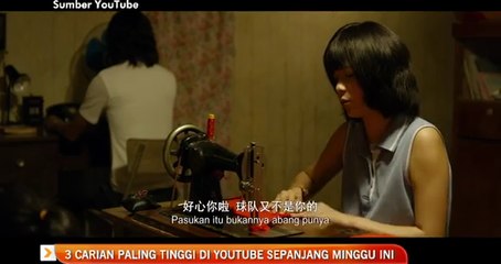 Tiga carian paling tinggi di YouTube sepanjang minggu ini