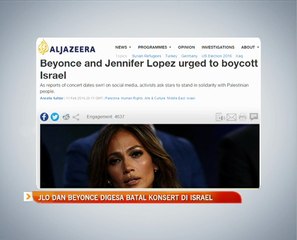 J.Lo dan Beyonce digesa batal konsert di Israel