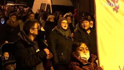 Manifestación 8M en Ciutat Meridiana