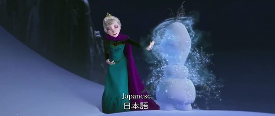 Frozen - Uma Aventura Congelante - A canção "Let It Go" em 25 idiomas