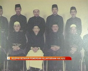 Selepas setahun pemergian Allahyarham Nik Aziz