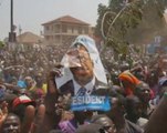 Ugandan presidential contender Besigye rallies supporters