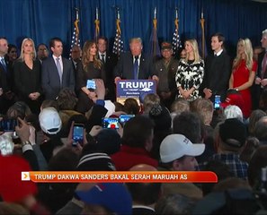 Donald Trump dakwa Bernie Sanders bakal serah maruah AS